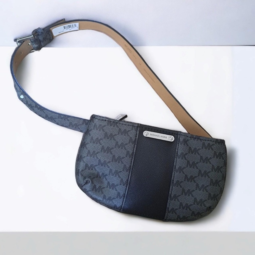 NWT Michael Kors Admiral Blue Travel Bum Belt Bag Size S/M